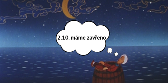 Máme zavřeno