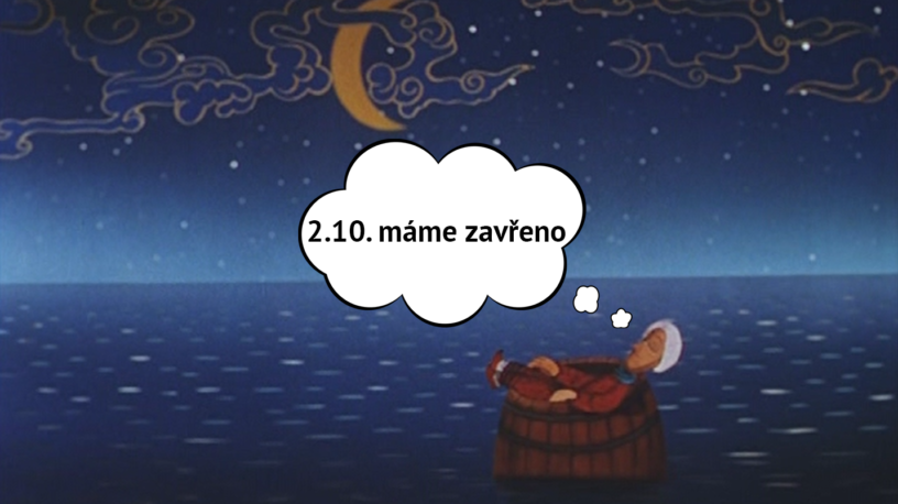 Máme zavřeno